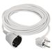 EMOS - IP20 verlengkabel 10 m - 1 geaarde stekker - 250 V, 16 A, 3680 W - hoogwaardige PVC-isolatie - H05VV-F3G 1,5 mm2 - verhoogde aanraakbeveiliging - voor binnen - wit