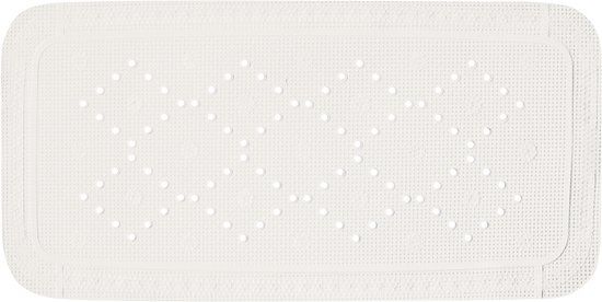 Spirella Badkuipmat Antislip – Badmat voor Badkuip met Afvoergat en Ophanghaken – Antislipmat Badkamer