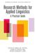 Research Edinburgh University Press Research Methods For Applied Linguistics Paperback