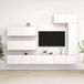 Maison Exclusive - Meuble TV 7 pièces Bois d'ingénierie Blanc