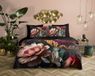 Descanso Dekbedovertrek Bloemen 140x200/220 cm Anthracite Coton Satin