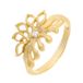 Orphelia 925 Zilveren Ring met Witte Zirkonia Bloem - Maat 54