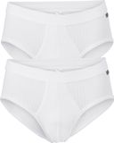 Schiesser Authentic Heren Slip - 2-pack - Wit - Maat L