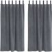 vidaXL Gordijnen 2 st lichtgrijs 140 x 175 cm fluweel