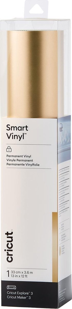 CRICUT Smart Vinyl Permanent 33x366cm 1 sheet (Mat Champagne)