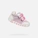 GEOX IUPIDOO PEUTER Sneakers - WIT/LILA - Maat 20