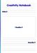 Creativity Notebook: Write It, Visualize It & Describe It: Lined Top • Blank Middle • Lined Bottom for Writing, Drawing, Sketching, Doodling & Creative Ideas