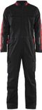 Blåkläder Combinaison de travail stretch 6144-1832 - Noir/Rouge - Taille 60