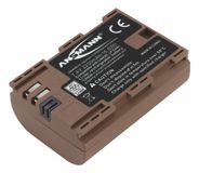 ANSMANN LP-E6NH Li-Ion camera-accu met type C-aansluiting, 2250mAh, compatibel met Canon EOS R,R5C,5D Mark II,5D III,5D IV,5DS,5DSR,6D,7D,7D II,7D III,80D,70D,60D,60Da,XC10,XC15