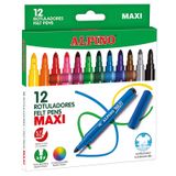 Alpino AR000006N Markeerstift 12 stuk(s) Verschillende kleuren