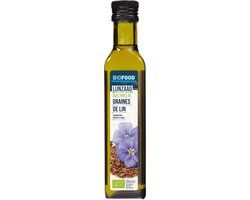 Damhert Biofood Lijnzaadolie Koudgeperst Biologisch 250 ml