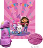 Gabby's Poppenhuis Fleece Deken Party-Tastic - 120 x 150 cm - Polyester
