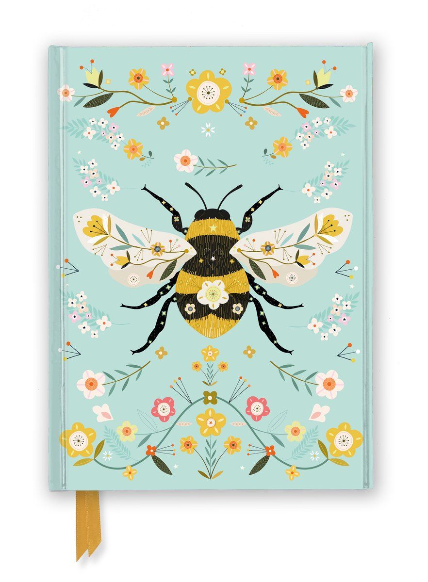 Bee Flame Tree Notebooks Bee Brown: Beautiful Bee (Foiled Journal)