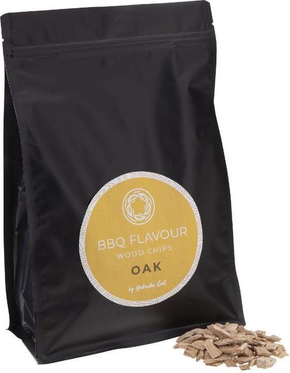 Yakiniku Houtsnippers Eik 500 Gram Bruin