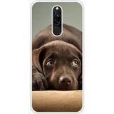 Redmi Bedrukt siliconen hoesje compatibel met Redmi Note 8 Chiot marron