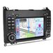 Hexinex Android 15 autoradio met Carplay, 2GB+32GB geheugen, 7-inch scherm, geschikt voor Mercedes-Benz A/B-klasse/Vito W169 W639 W245, met GPS-navigatie, WiFi, Bluetooth, stuurwielbediening (SWC), FM, RDS, DSP, 2DIN en DAB+
