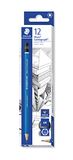 STAEDTLER Mars Lumograph 100 Tekenpotloden grafiet – 6H, set van 12