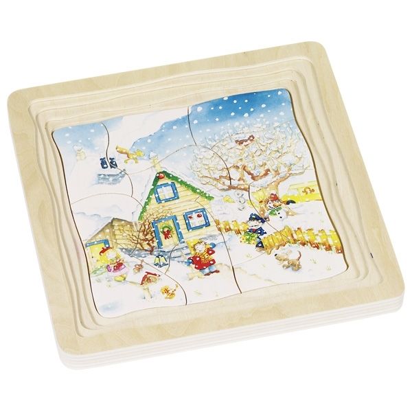 Goki 57684 - Puzzel - Hout - 3+ jaar