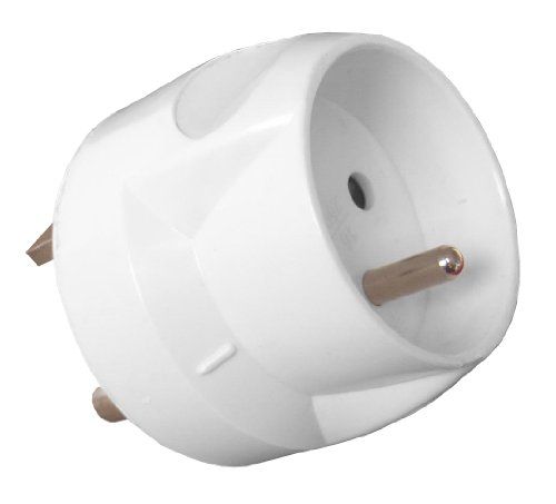 Zenitech Adapter M 20A op F 16A, wit