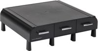 Mind Wan GmbH Ergonomische Monitorstandaard en Bureau Organizer voor PC en Laptop - Zwart