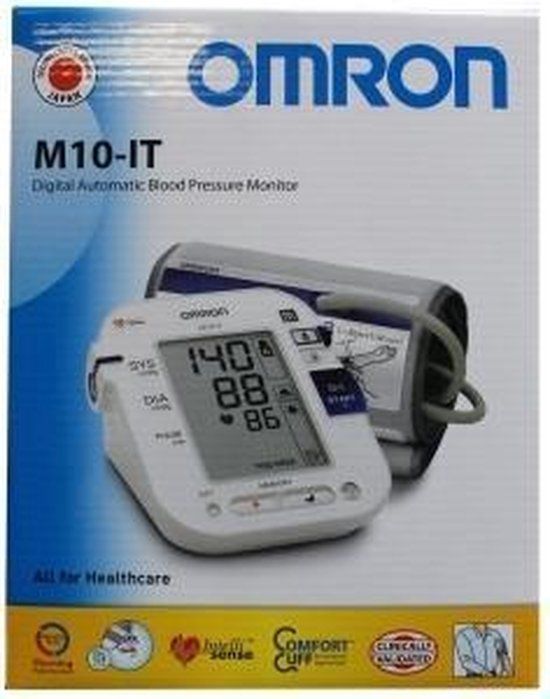 Omron M10 IT Bloeddrukmeter Arm - Grijs/Wit