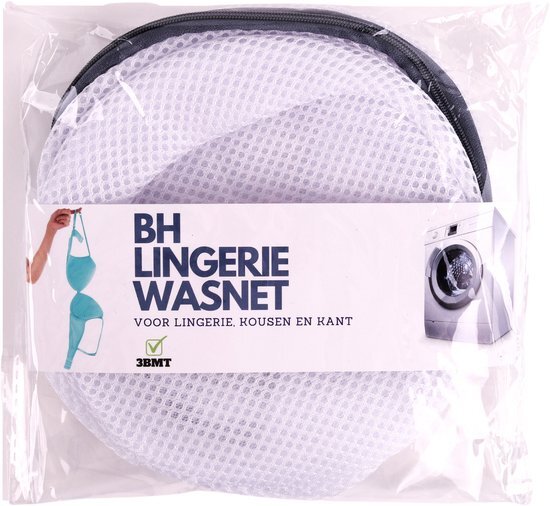 3BMt Wasnet lingerie BH wasnetje met rits voor bescherming