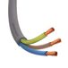 Amarcords - Stroomkabel met driepolige doorsnede 3 x 2,5 mm, kleur: grijs. FROR-kabel, 20 m