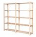 Stolmak Étagère de rangement en bois 5 étagères 170x170x38cm