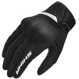 SHIMA SONIC Motorhandschoenen Vrouwen Textiel Leer Korte Zomer Biker Gepantserde Beschermers Motorfiets Geperforeerd Geventileerd Touchscreen Motorsport Handschoen Lichtgewicht Motorcross (Dames, Wit,