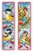 VERVACO Cross Stitch Bookmark DIY (Set of 2) Birds in Winter Complete Kit Creative Leisure Adult Reading Gift Embroidery Beginners Approx. 6 x 20 cm Cross Stitch