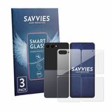 Savvies 3 Stuks Screenprotector - Samsung Galaxy Z Flip 8 (Voor+Achter) - Transparant