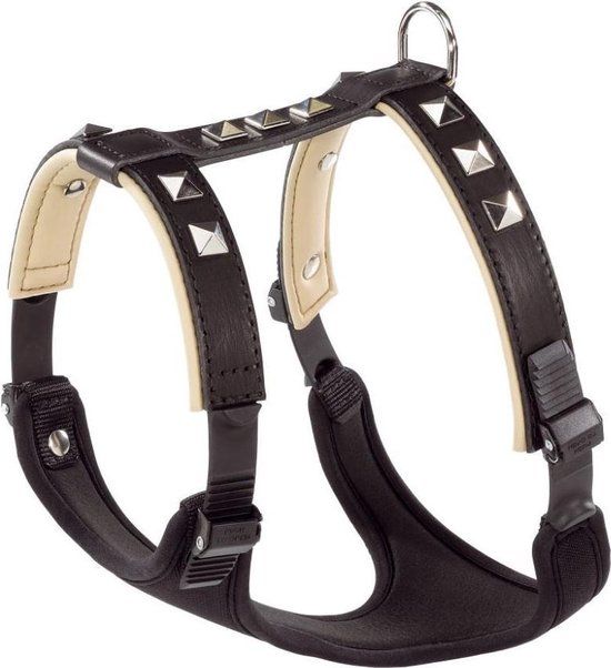 Ferplast Giotto Luxor Hondentuigje - Leer - Zwart - 31/39 x 44/52 cm - Anti-trek