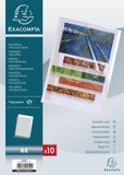 Exacompta L-map A4 Transparant PP (Polypropeen) 120 micron 10 Stuks