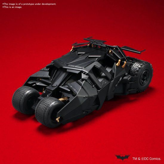 Bandai Hobby DC COMICS - Batman 1/35 Batmobile (Batman Begins) Model Kit - Plastic Model - Black - 3+ Years