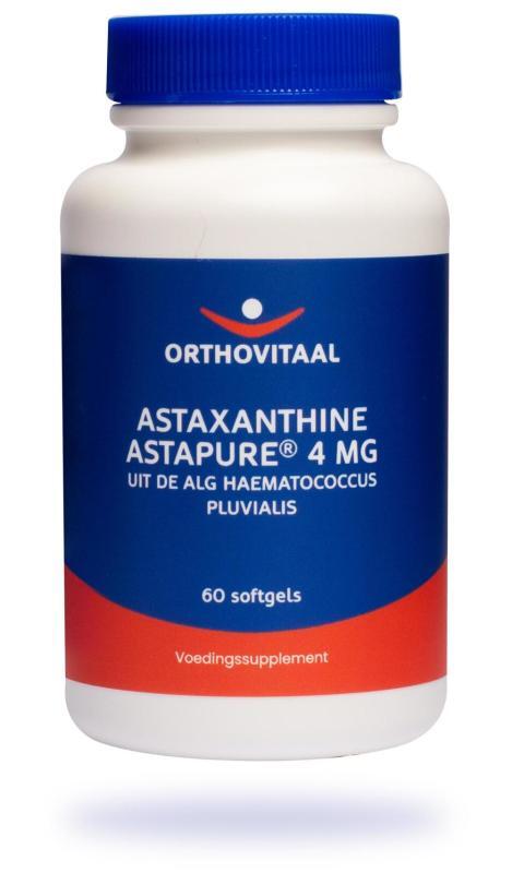 Orthovitaal Astaxanthine astapure 4mg 60 softgels