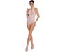 Passion - Woman Bs088 White Bodystocking One Size
