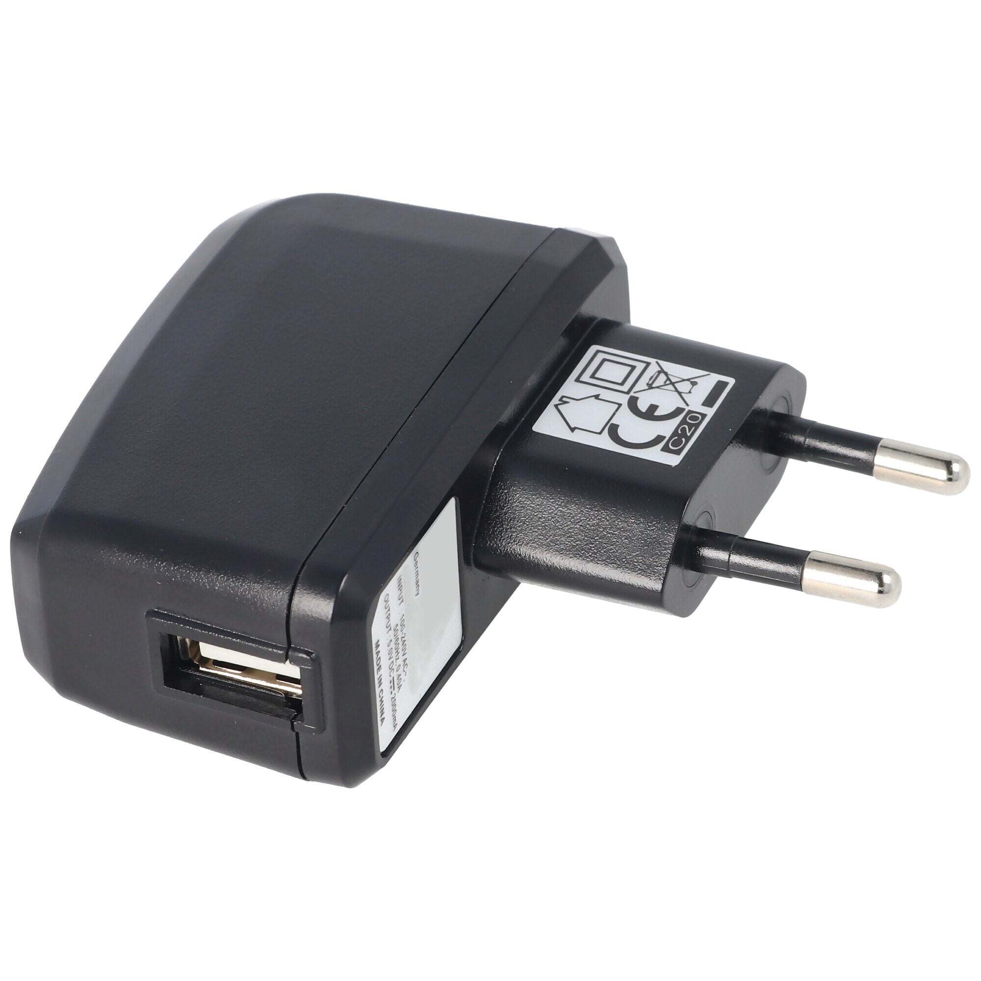 ACCUCELL 100-240 volt USB-laadadapter, uitgang 5V, 2000mA