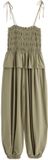 Next - Dames - Jersey jumpsuit met ballonpijpen, petite - Petite - Khaki