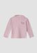 s.Oliver Geribbelde T-shirt met borduursel en pofmouwen voor baby's