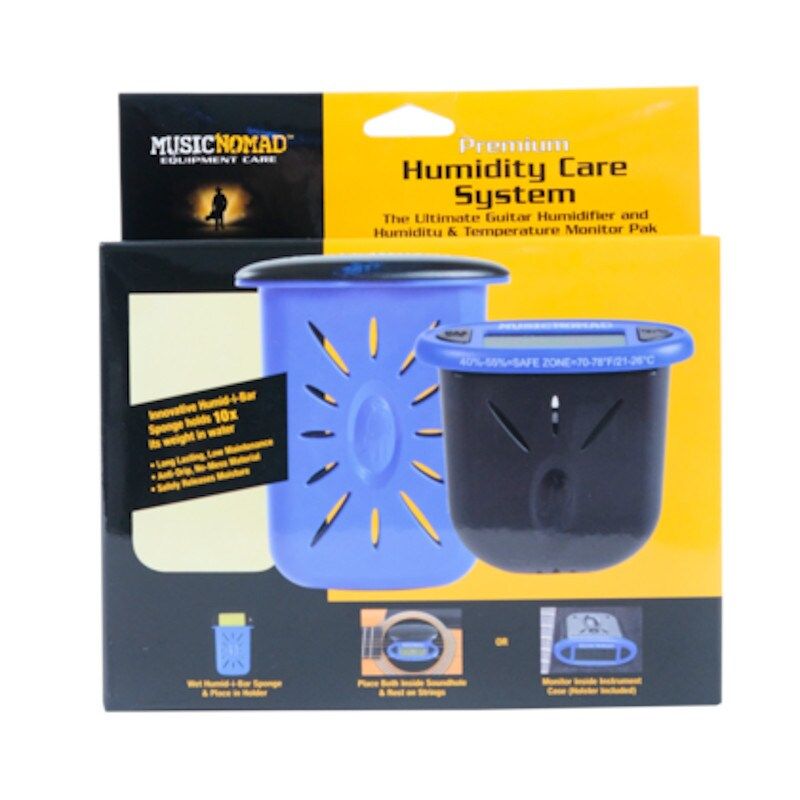 MusicNomad MN306 Guitar Humidifier & Humidity & Temperature Monitor Pak - 0857047002432