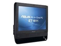 Asus EeeTOP ET1611PUT-B0650 Intel Atom D425 1800 39,6 cm 15,6Z Single Touch Anti Glare 2GB DDR3 320GB no OS SD-kaartlezer zwart