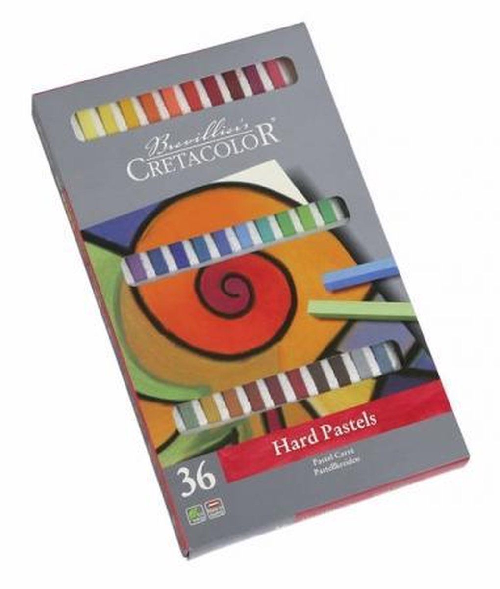 Cretacolor Hard Pastelkrijt Set - 36 stuks