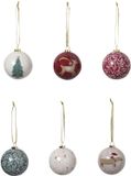 Vertbaudet Set van 6 3D-kerstballen