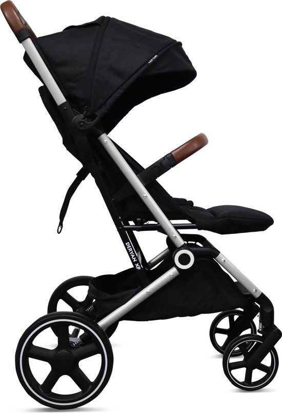 Deryan Luxe XP Buggy XL - Compact lichtgewicht - Zwart - Aluminium frame