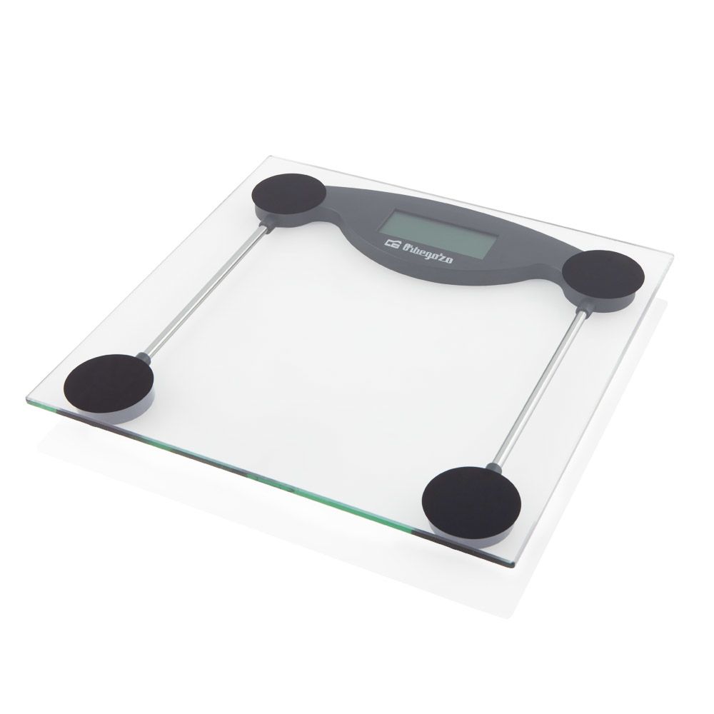 Orbegozo PB 2211 - Electronic Personal Scale - Black/Transparent - Square