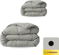 Zelesta Wonderbed Morning Grey 240x200 cm Katoenen 4-Seizoenen Dekbed