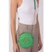 Moschino Double Smiley® Sac rond matelassé Vert