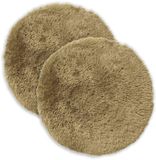 vidaXL Kussensloop 2 pcs heerlen lichtgroen ø 60 cm pv fleece