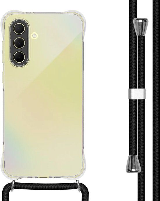 imoshion Hoesje - Geschikt voor Samsung Galaxy A36 - Backcover met koord - Zwart
