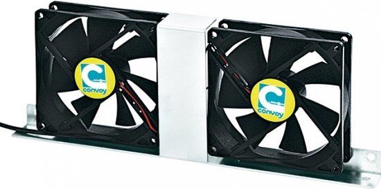 Brunner Vento Electronic koelkast ventilator - Zwart